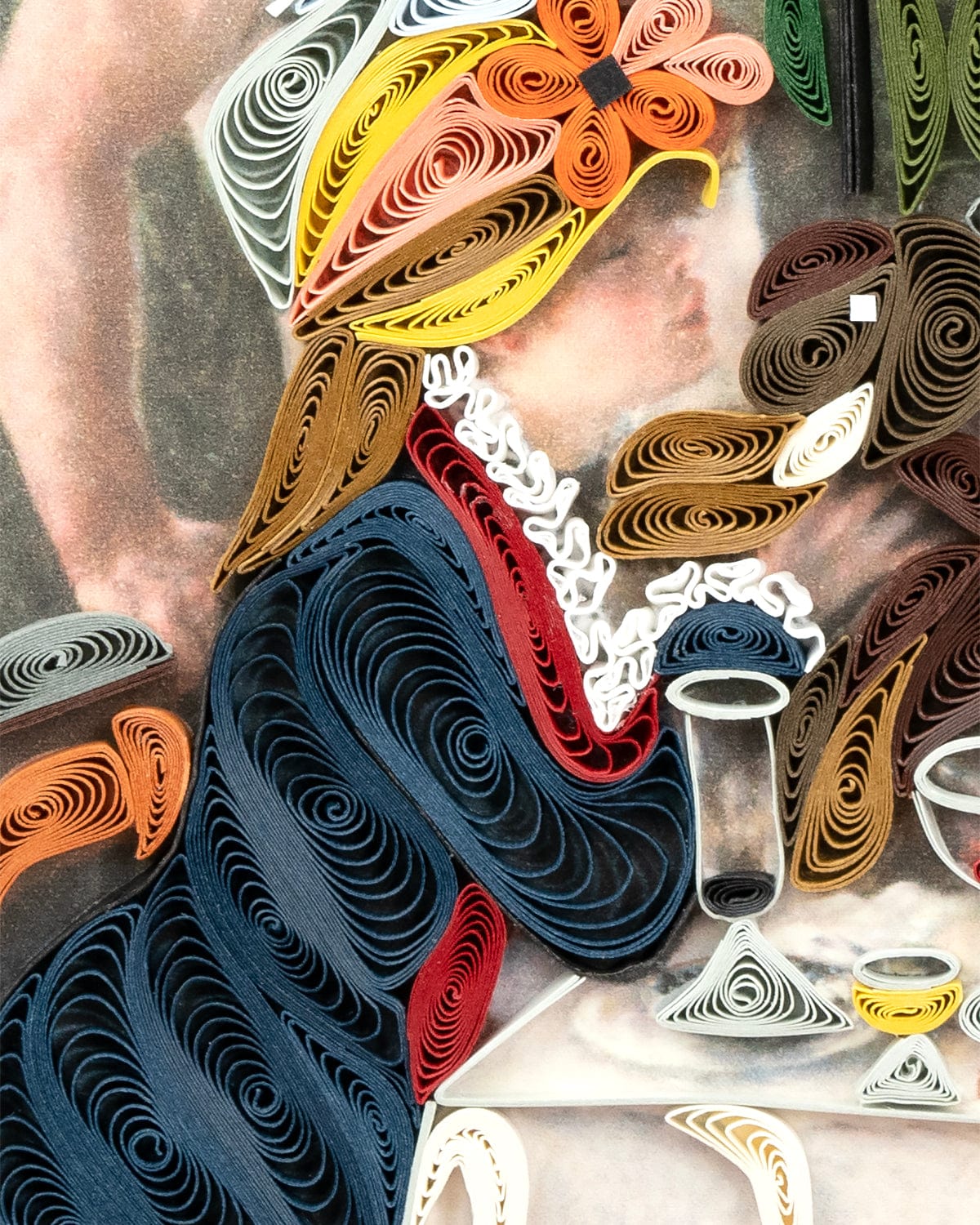 Quilled Artist Series - Luncheon of the Boating Party, Renoir Greeting Card