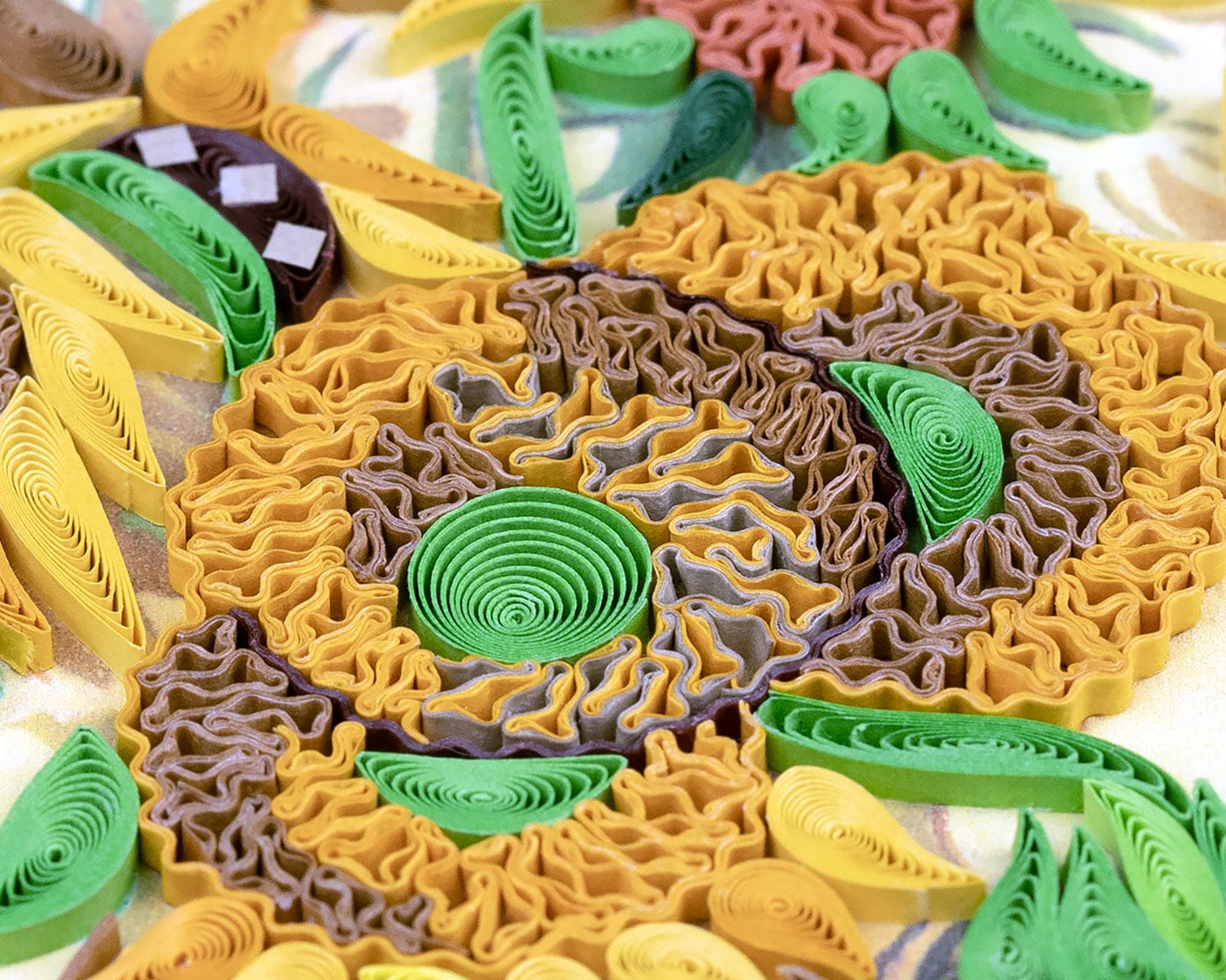 Quilled Artist Series - Sunflowers, Van Gogh Greeting Card