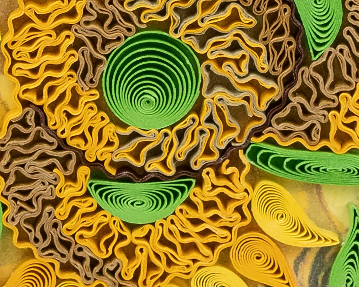 Quilled Artist Series - Sunflowers, Van Gogh Greeting Card
