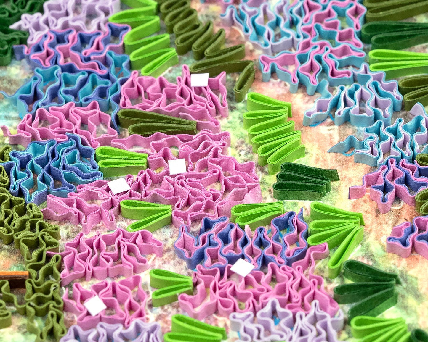 Quilled Artist Series - The Artist's Garden at Giverny, Monet Greeting Card