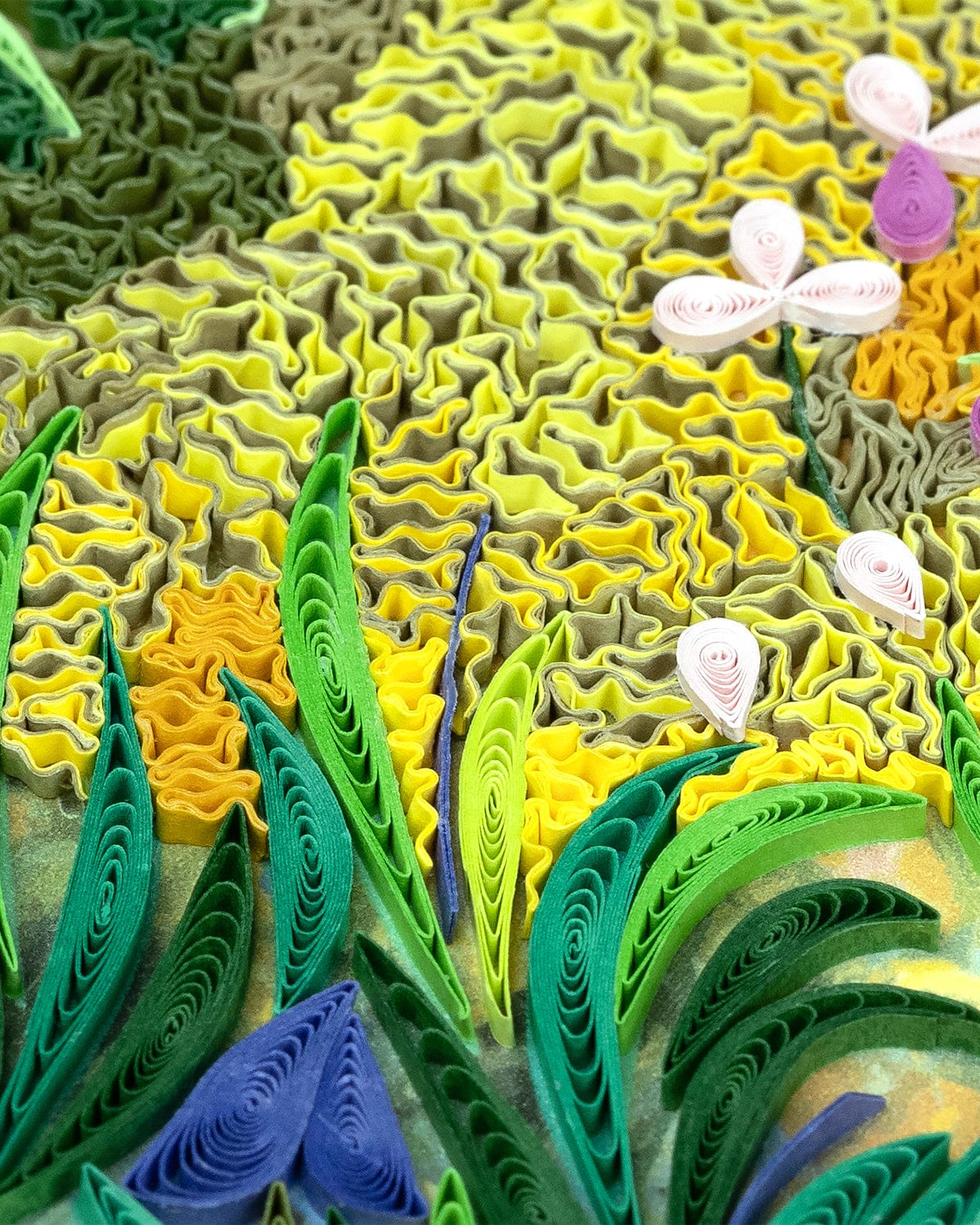 Quilled Artist Series - The Path through the Irises, Monet Greeting Card