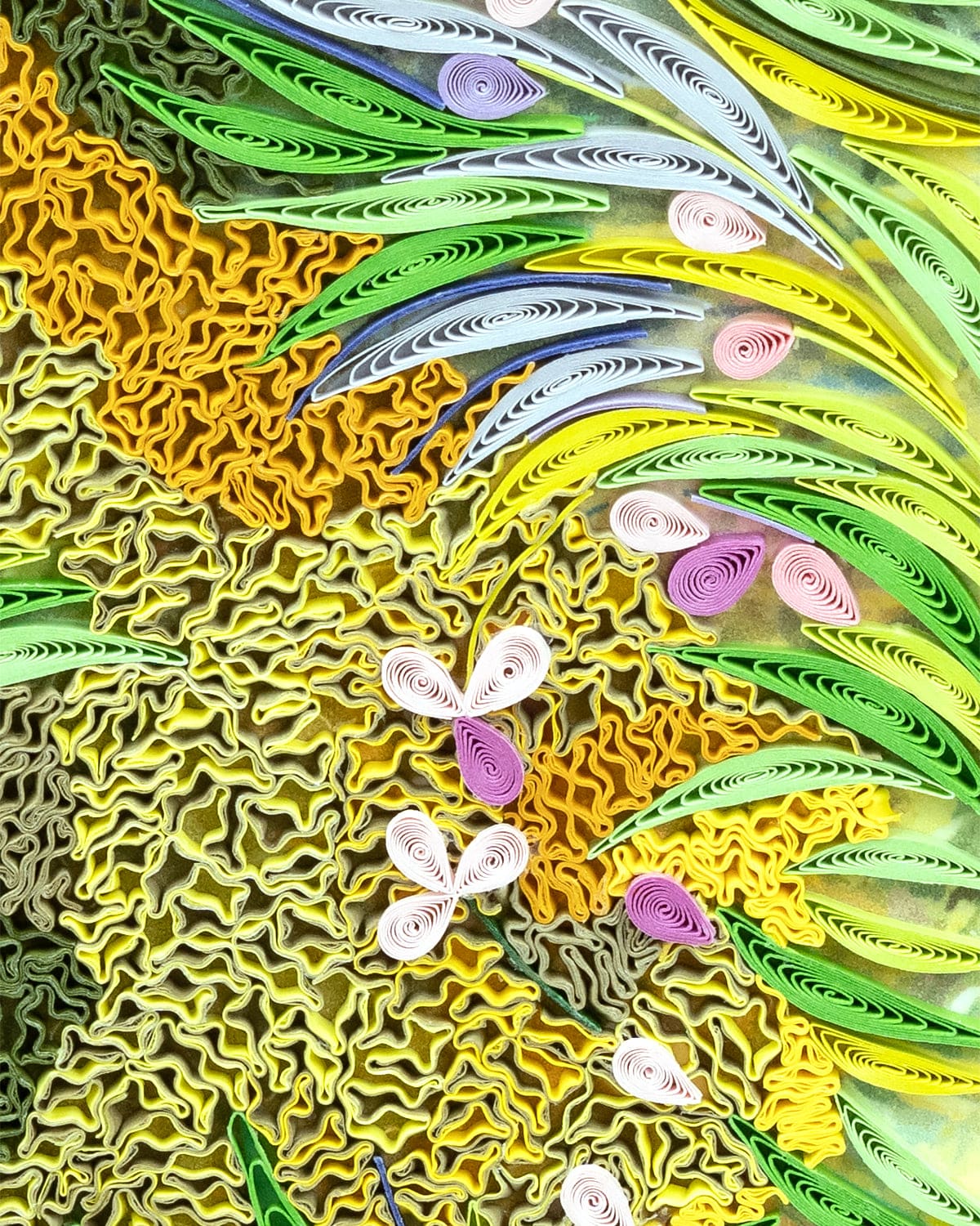 Quilled Artist Series - The Path through the Irises, Monet Greeting Card