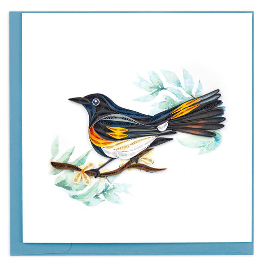 American Redstart Quilling Card 