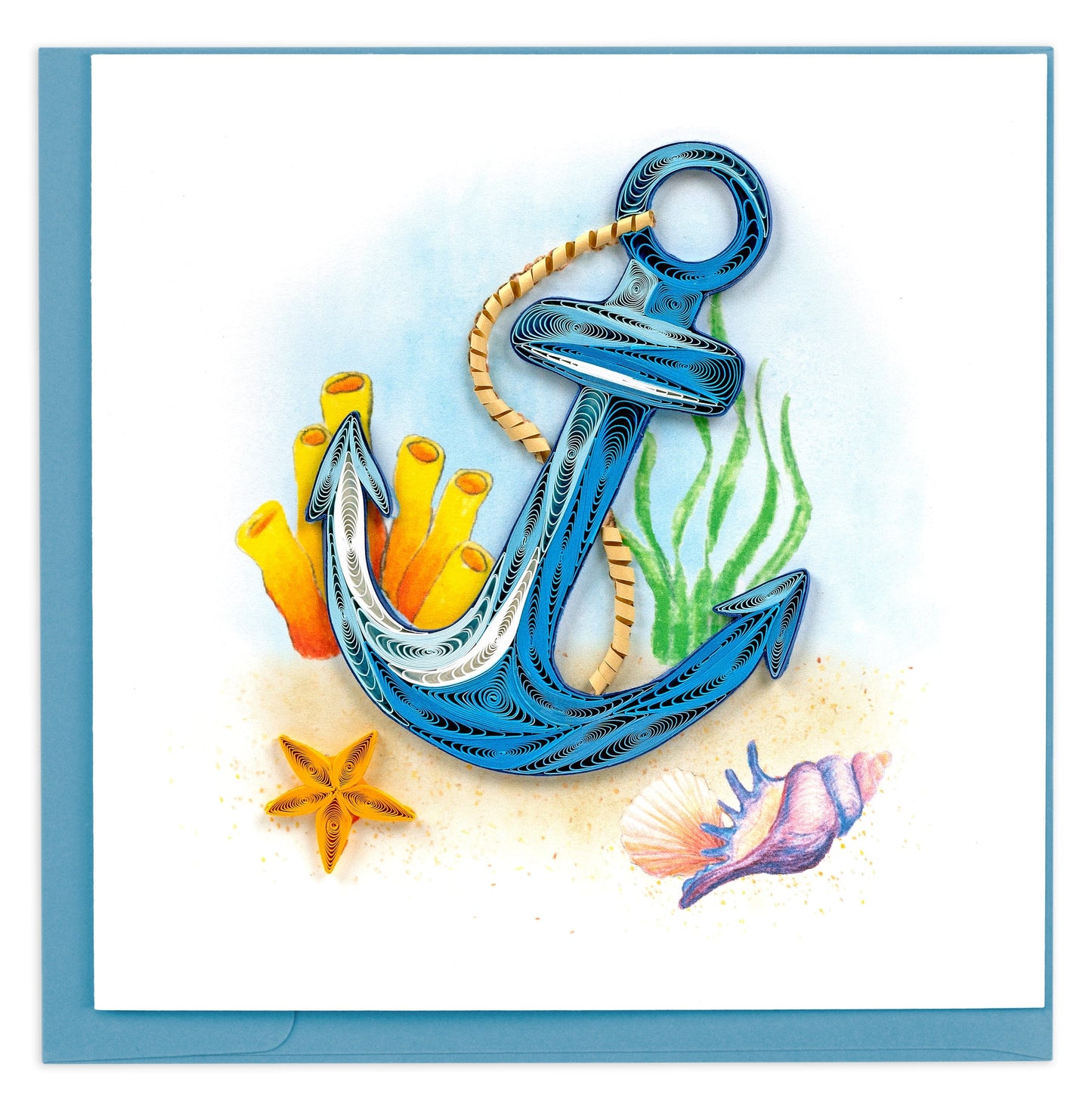 Anchor Quilling Card