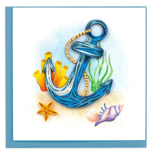 Anchor Quilling Card