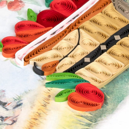 Apple Orchard Quilling Card