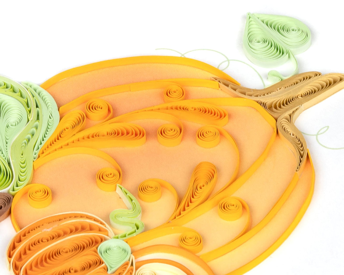 Assorted Pumpkins Quilling Card