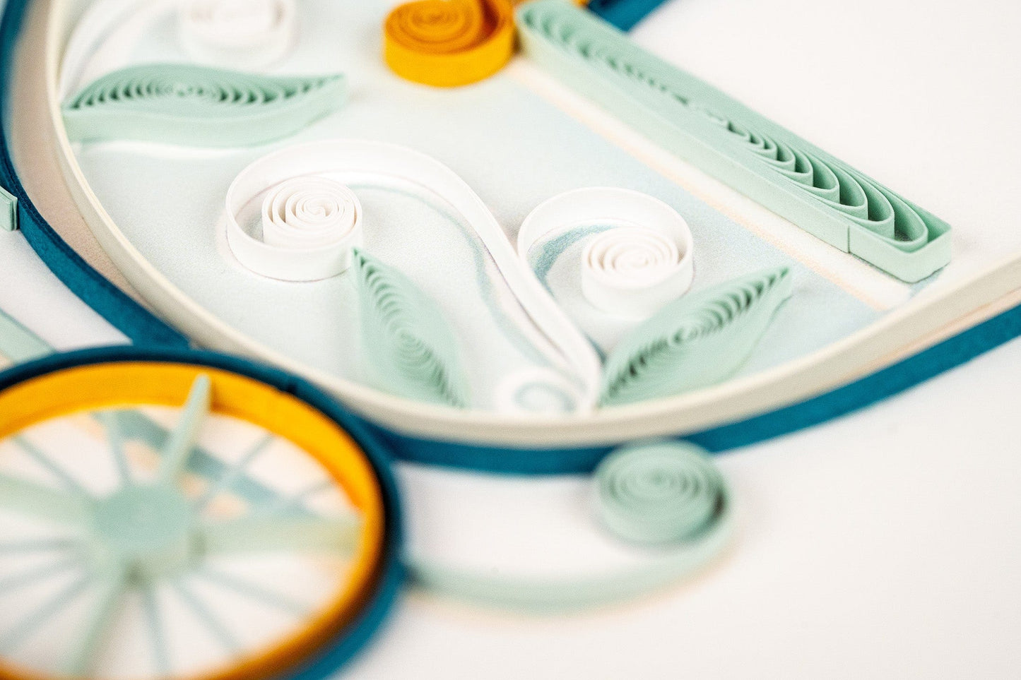 Baby Buggy Quilling Card