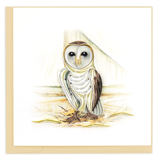 Barn Owl Quilling Card 