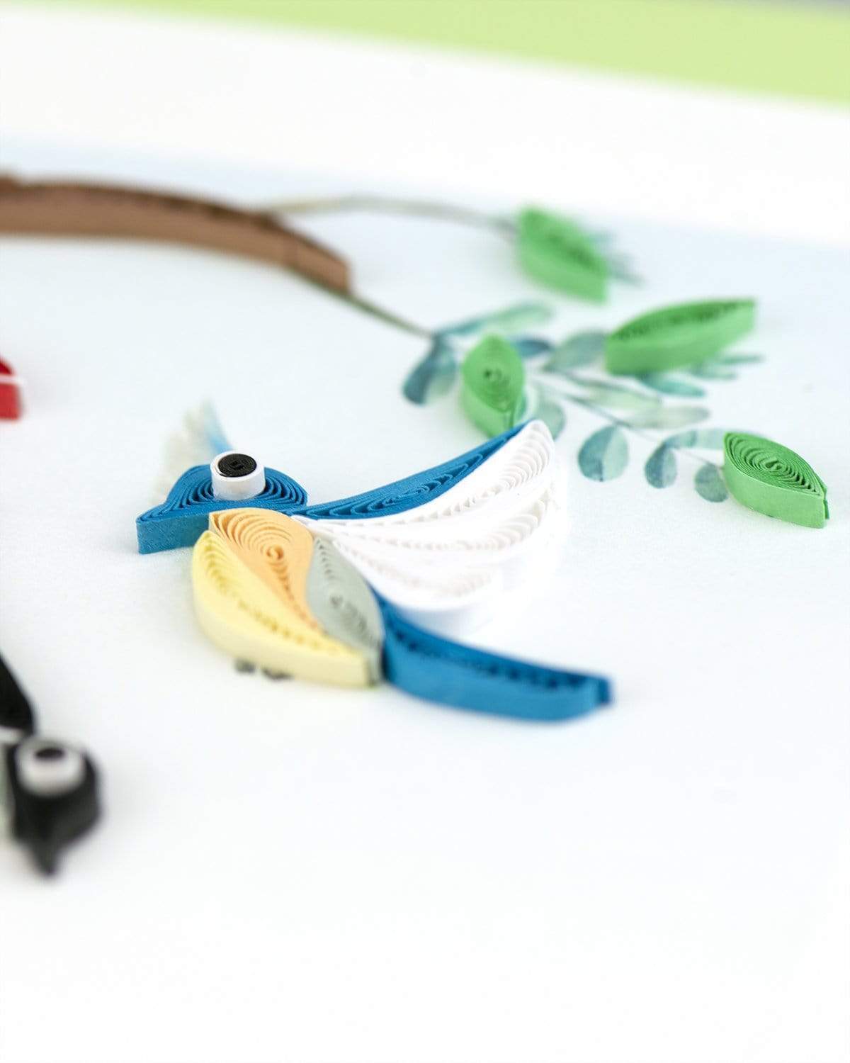 Bird Feeder Quilling Card 