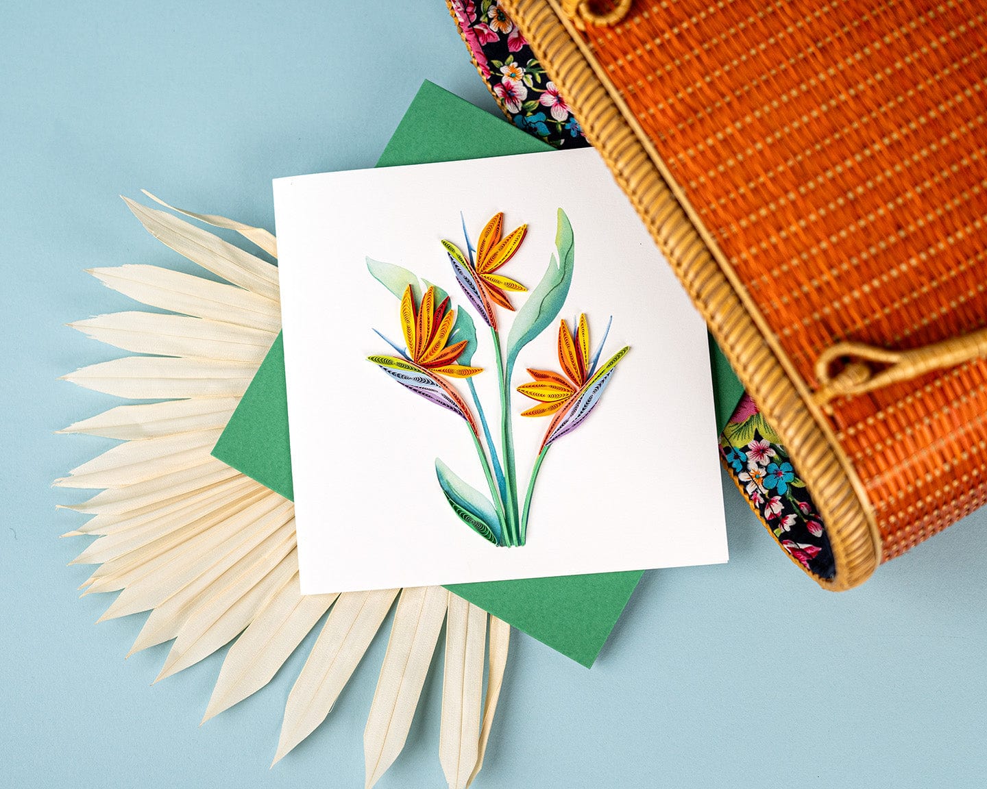 Bird of Paradise Quilling Card