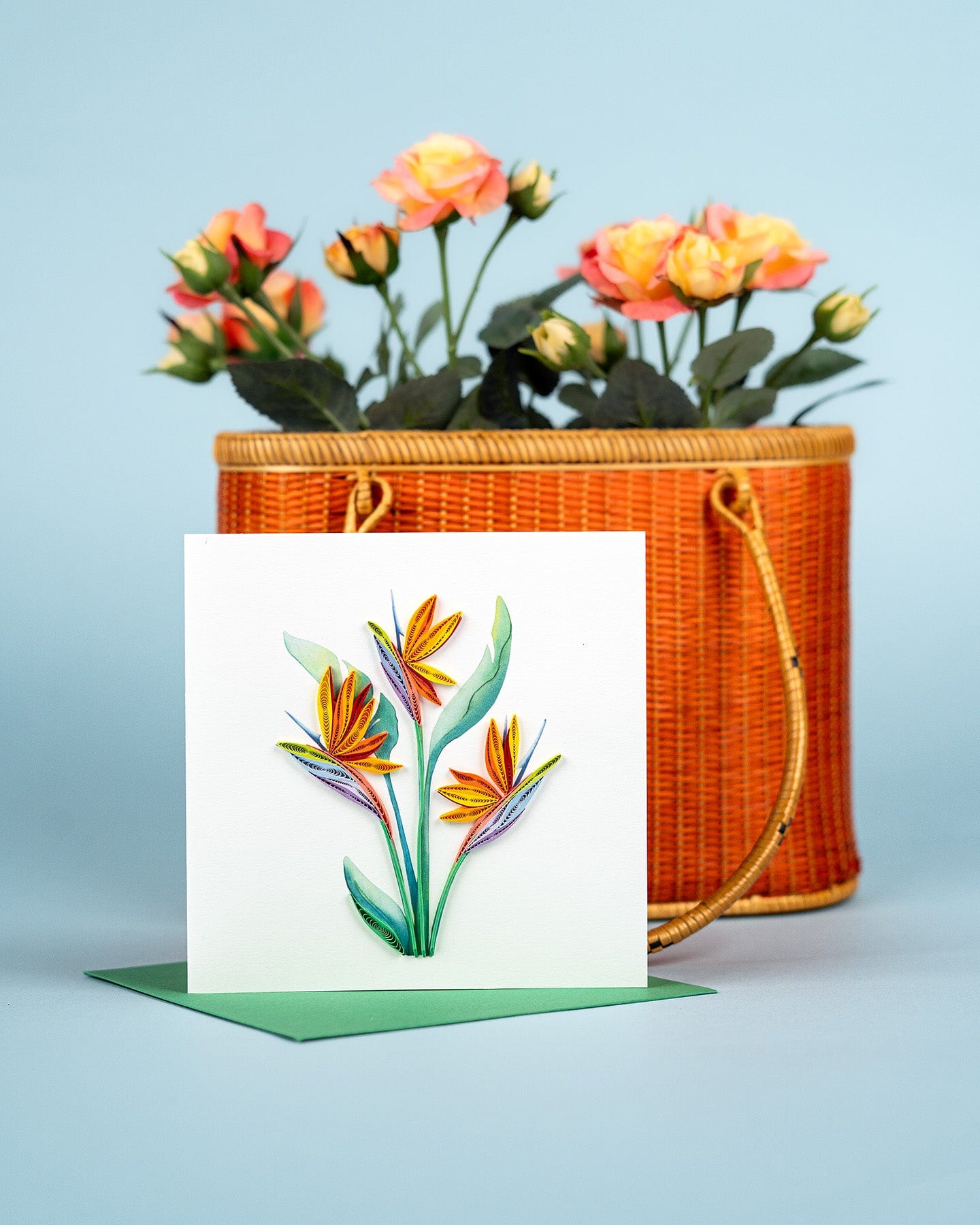 Bird of Paradise Quilling Card