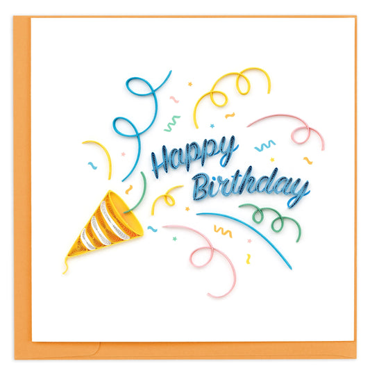 Birthday Confetti Quilling Card