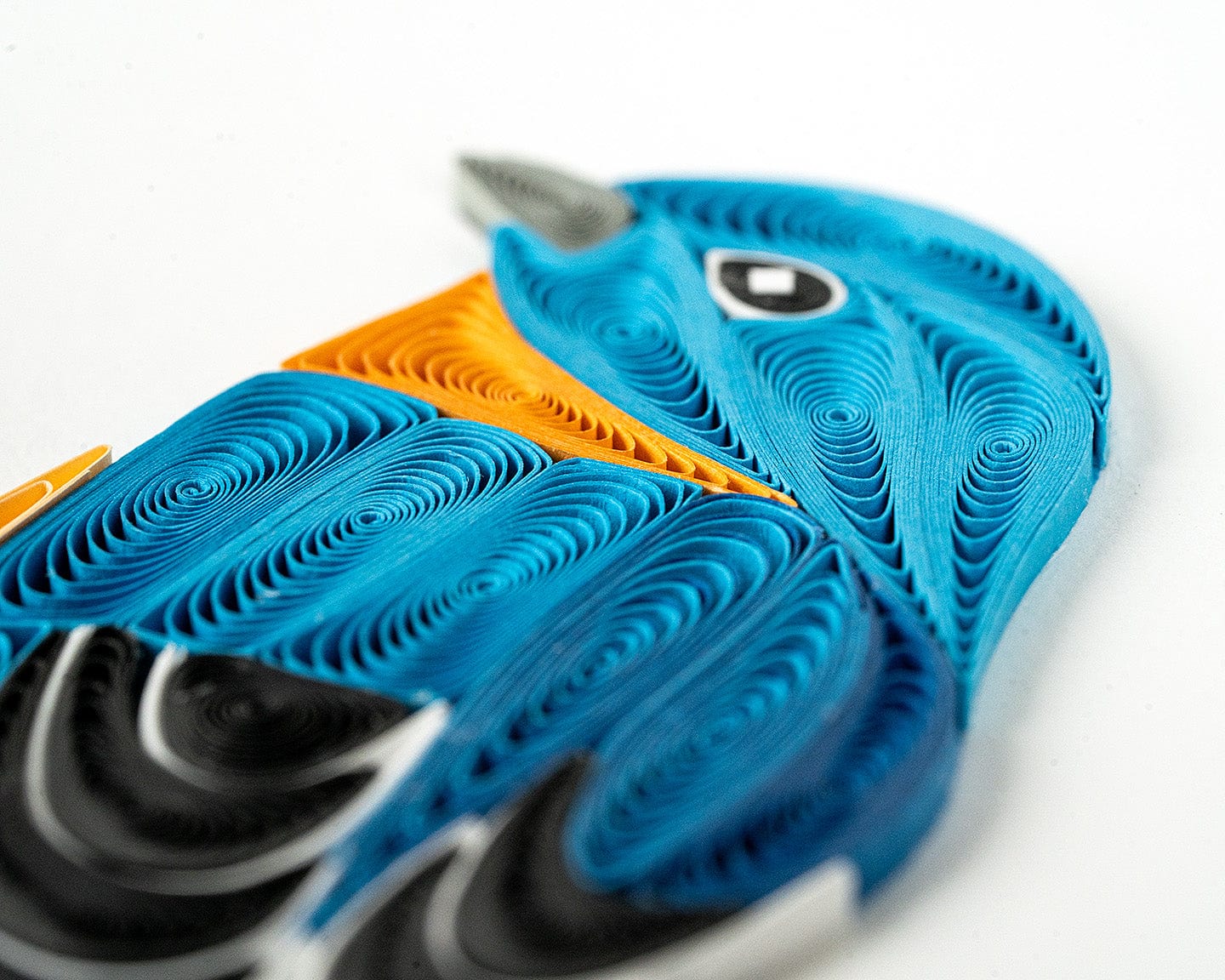 Bluebird on Flower Branch Quilling Card 