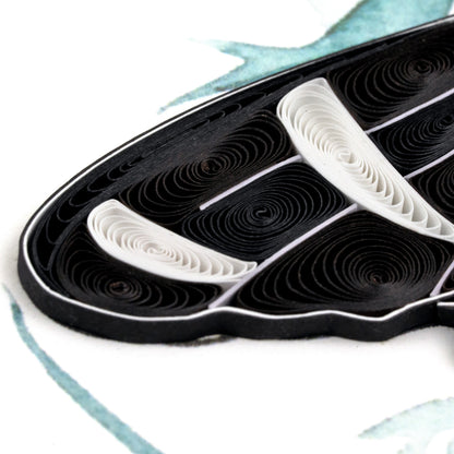 Butterfly on Bamboo Quilling Card