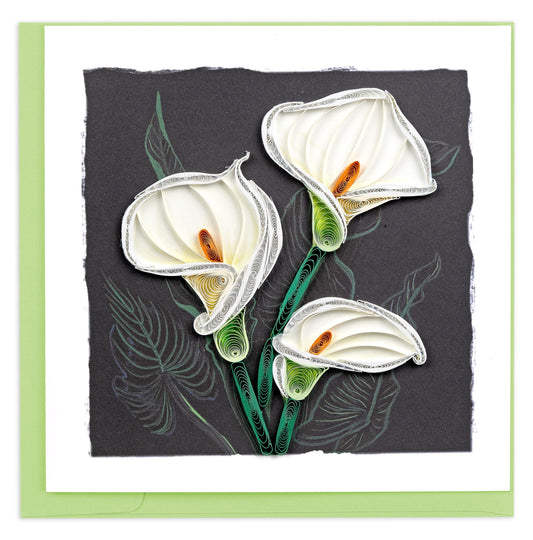 Calla Lily Quilling Card