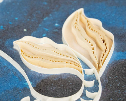 Capricorn Quilling Card