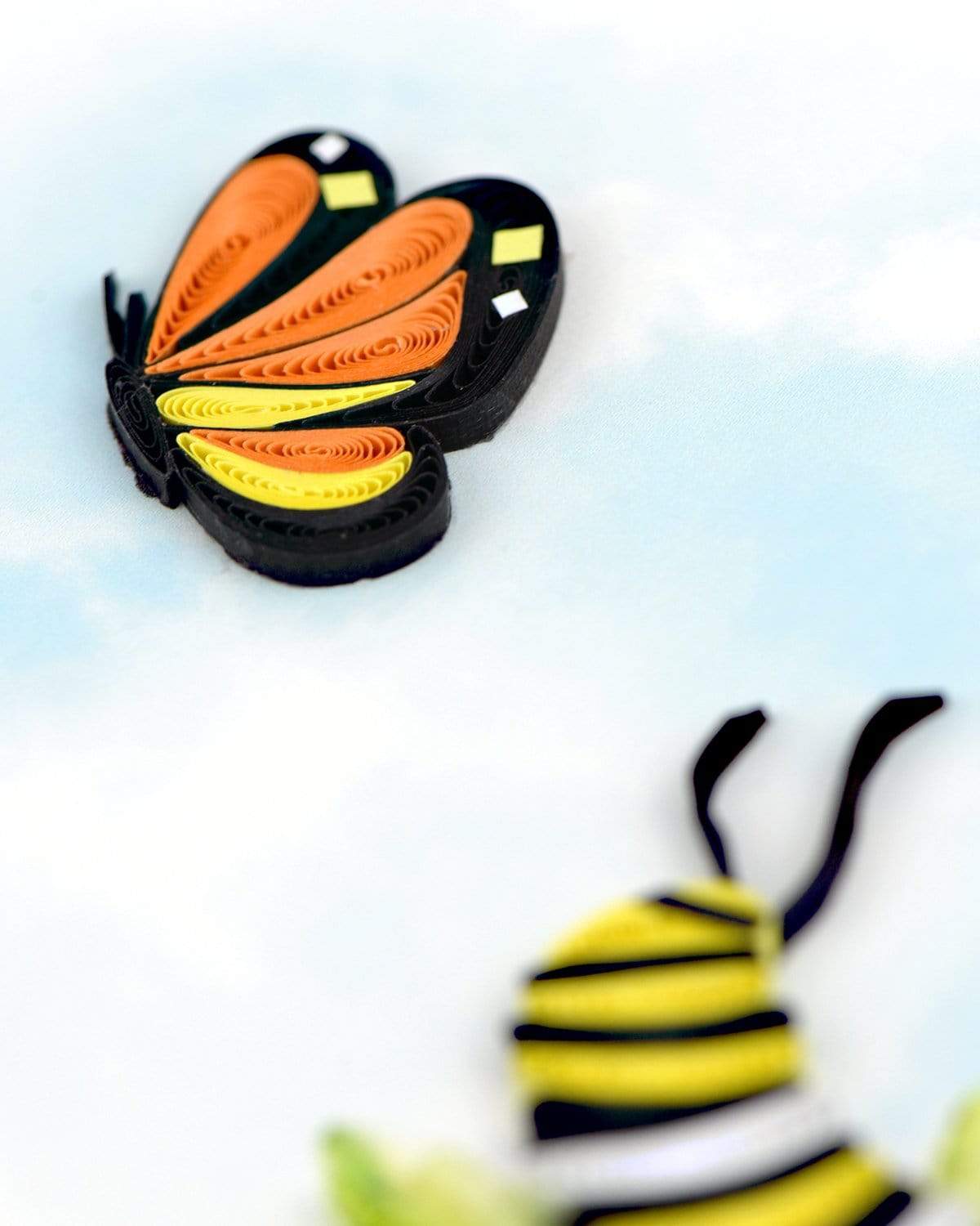 Caterpillar Quilling Card