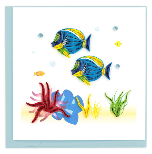 Colorful Fish Quilling Card