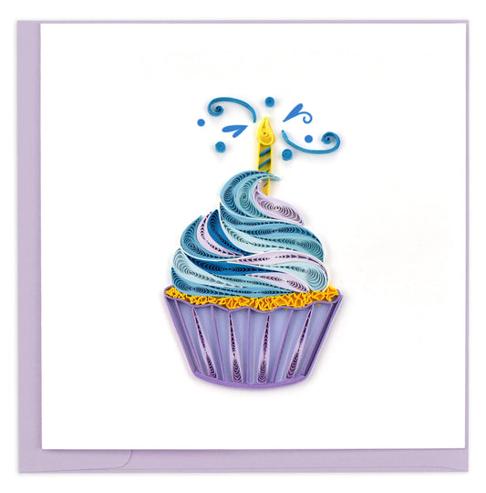 Cupcake & Candle Quilling Card