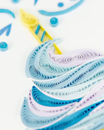 Cupcake & Candle Quilling Card