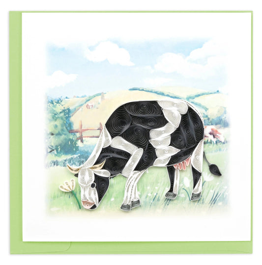 Dairy Cow Quilling Card