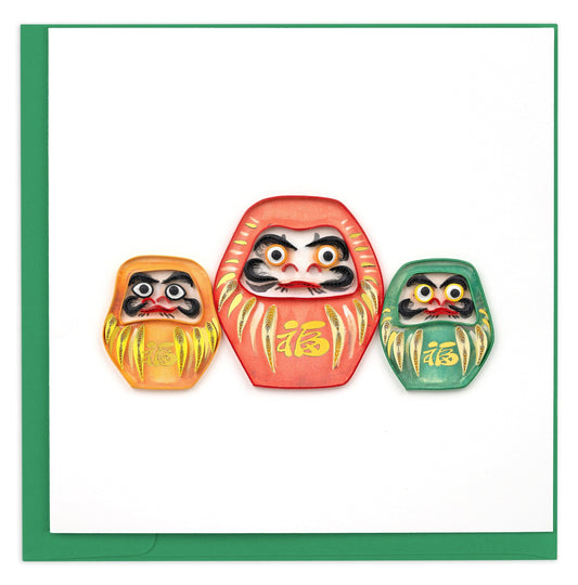 Daruma Quilling Card