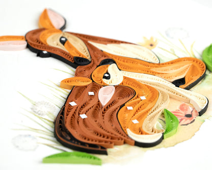 Doe and Fawn Quilling Card