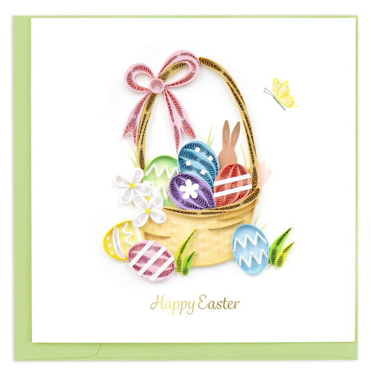 Easter Basket Quilling Card