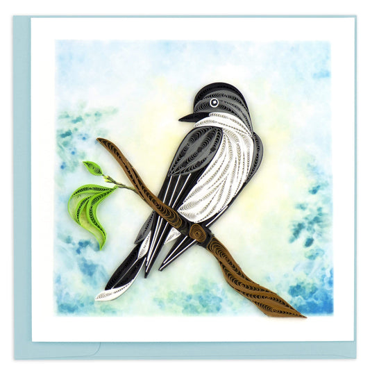 Eastern Kingbird Quilling Card 
