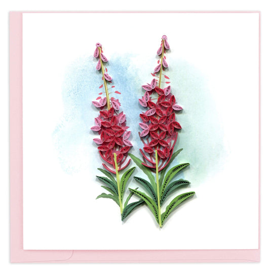 Fireweed Quilling Card
