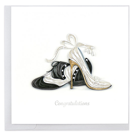 Quilled First Dance Wedding Card 1496130060367
