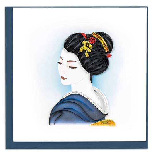 Geisha Quilling Card