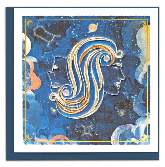 Gemini Quilling Card