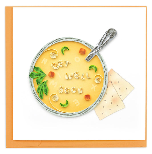 Get Well Soup Quilling Card