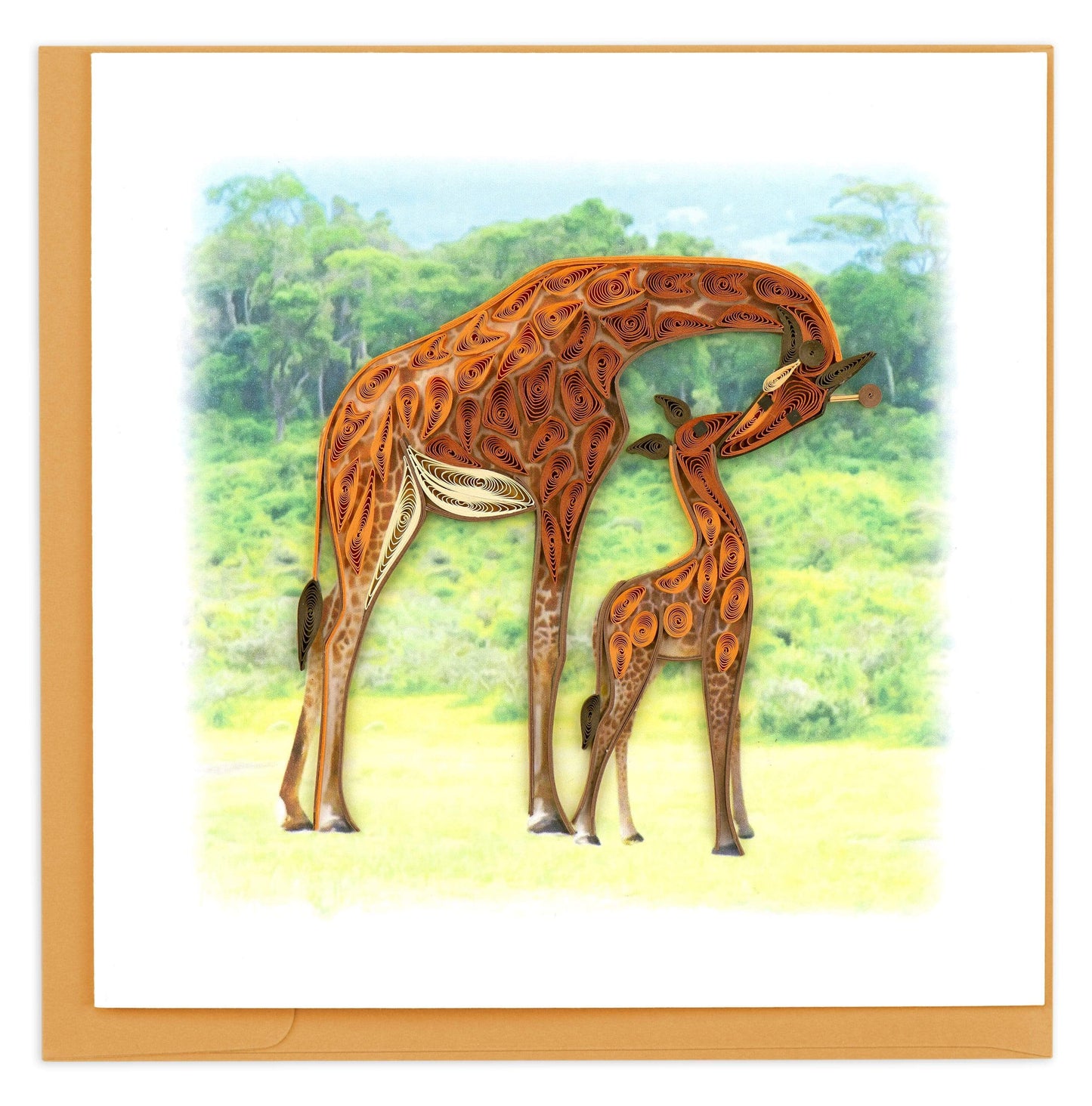 Giraffe Quilling Card