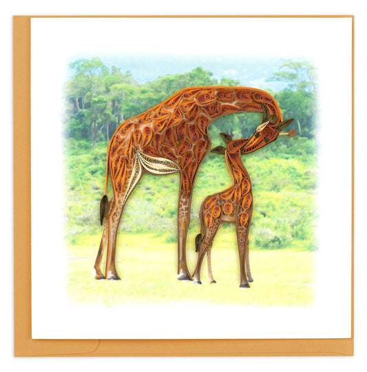 Giraffe Quilling Card