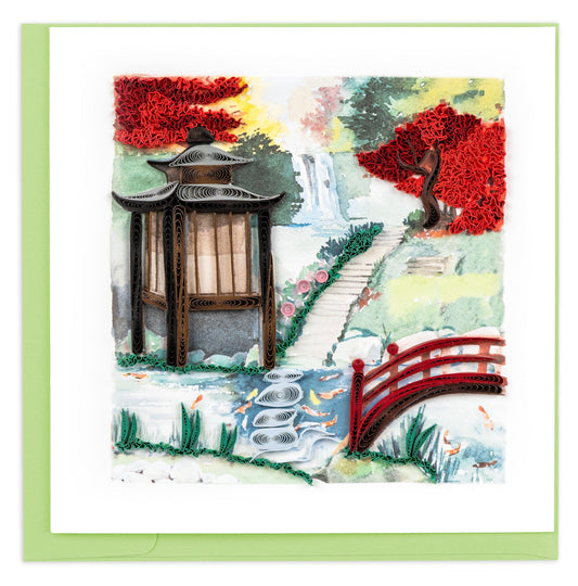 Japanese Garden Quilling Card
