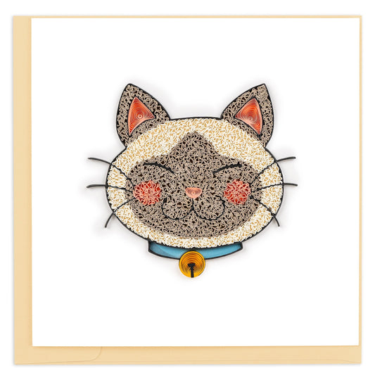 Kawaii Cat Quilling Card