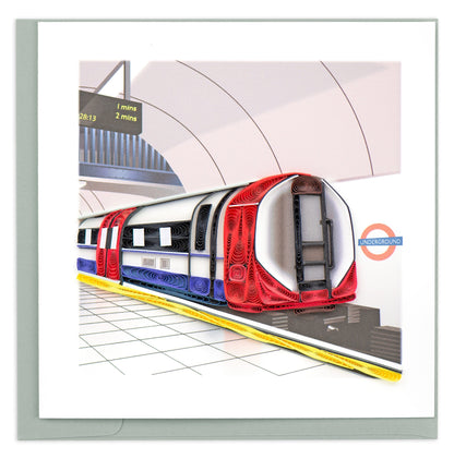 London Tube Quilling Card