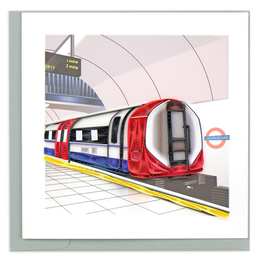 London Tube Quilling Card