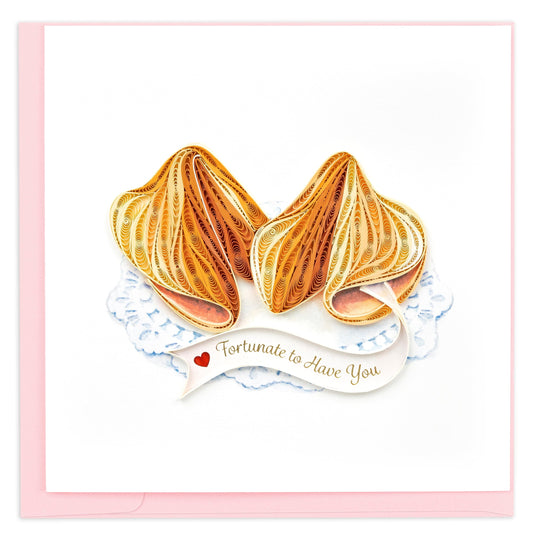 Love Fortune Cookies Quilling Card