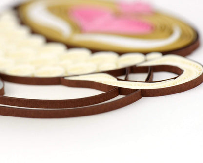 Love Latte Quilling Card