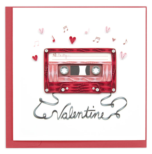 Love Mixtape Quilling Card