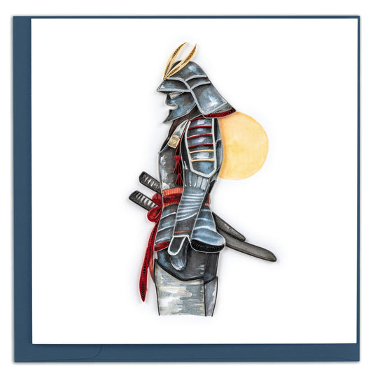 Male Samurai Quilling Card