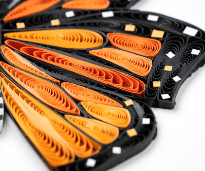 Monarch Milkweed Butterfly Quilling Card