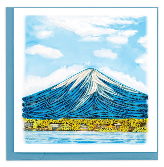 Mount Fuji Quilling Card
