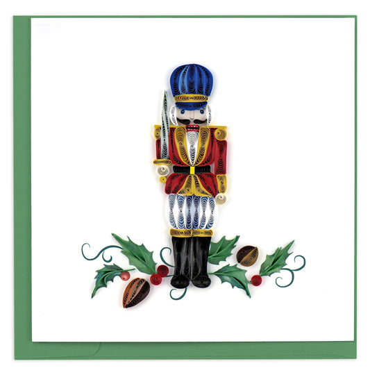 Nutcracker Christmas Quilling Card