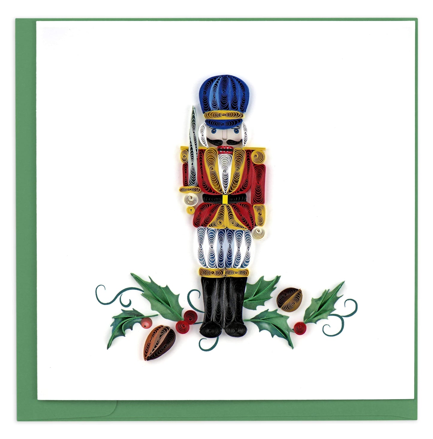 Nutcracker Christmas Quilling Card