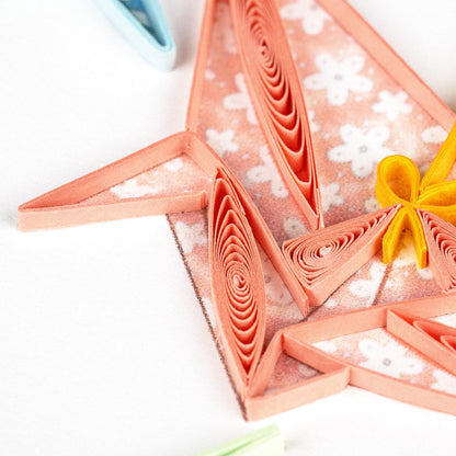 Origami Cranes Quilling Card